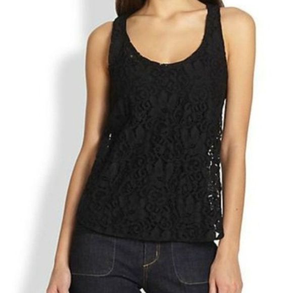 Theory Tops - Theory Isaac Lace Sleeveless Tank Top